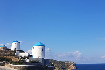 Moulins à vent traditionnels à Kastro Sifnos